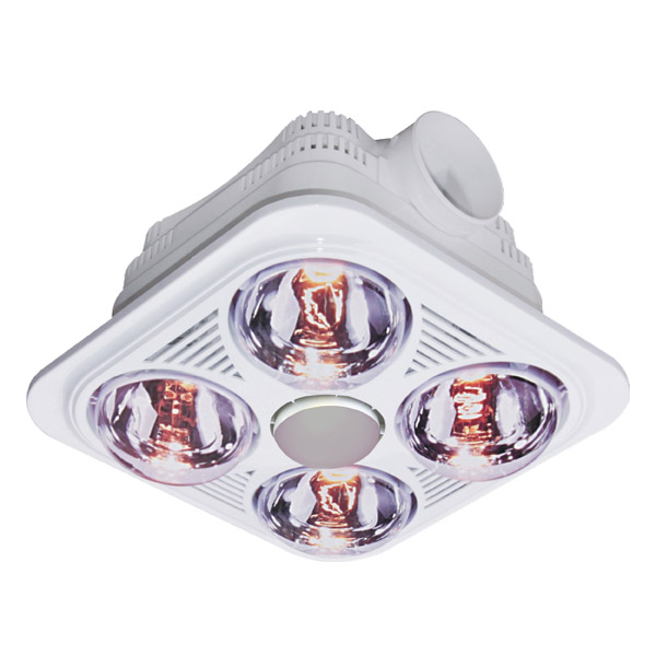 EUROLUX 3 IN 1 BATHROOM HEATHER 4 LIGHT BRIGHTS Hardware