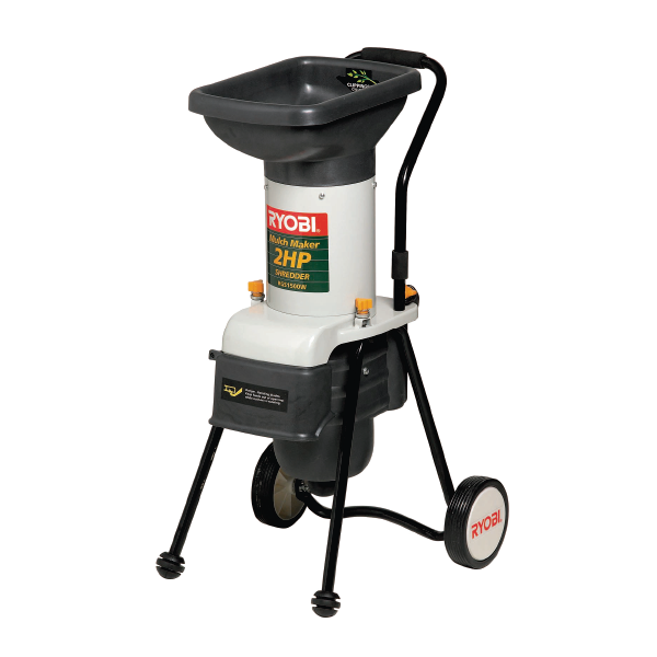RYOBI GARDEN SHREDDER 2HP BRIGHTS Hardware