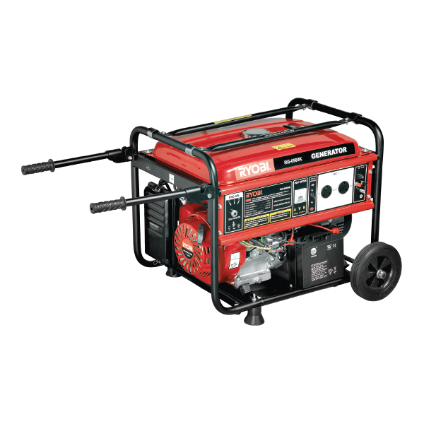 RYOBI GENERATOR 5.5KVA KEY START RG6900K