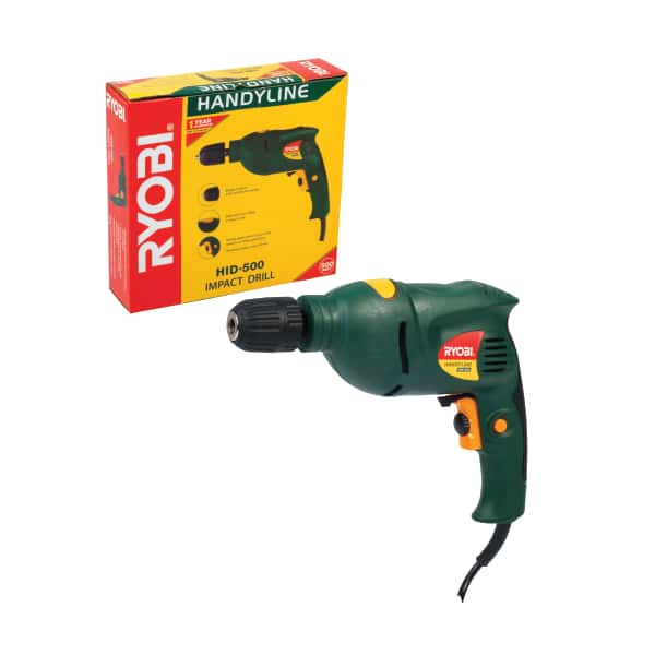 RYOBI IMPACT DRILL 500W 10MM HANDYLINE BRIGHTS Hardware