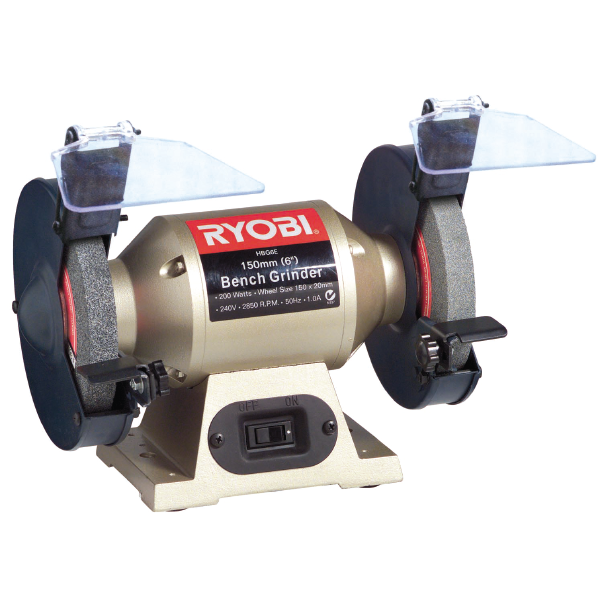 Ryobi 250w 150mm bench clearance grinder