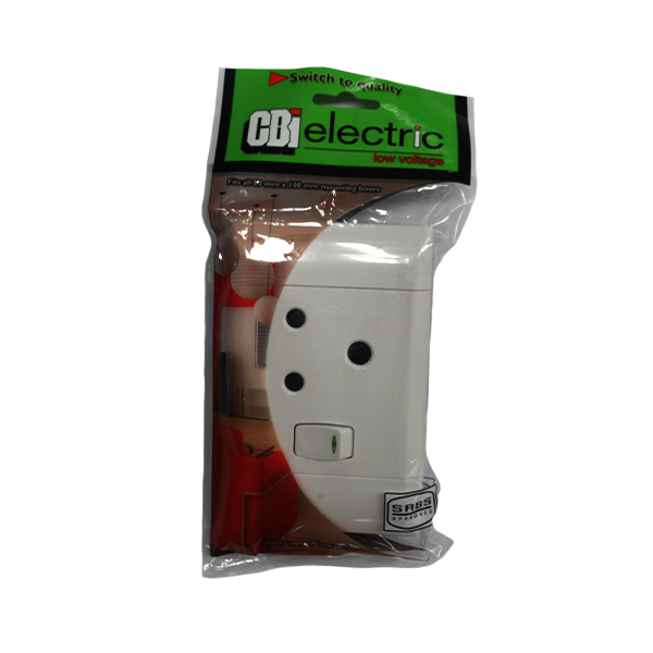 CBI 2X4 SINLGE PLUG SOCKET