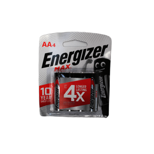 BATTERY ENERGIZER-MAX-4AA
