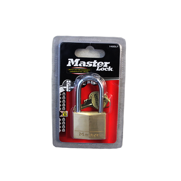 MASTER PADLOCK 38MM BRASS L/SCHACKLE