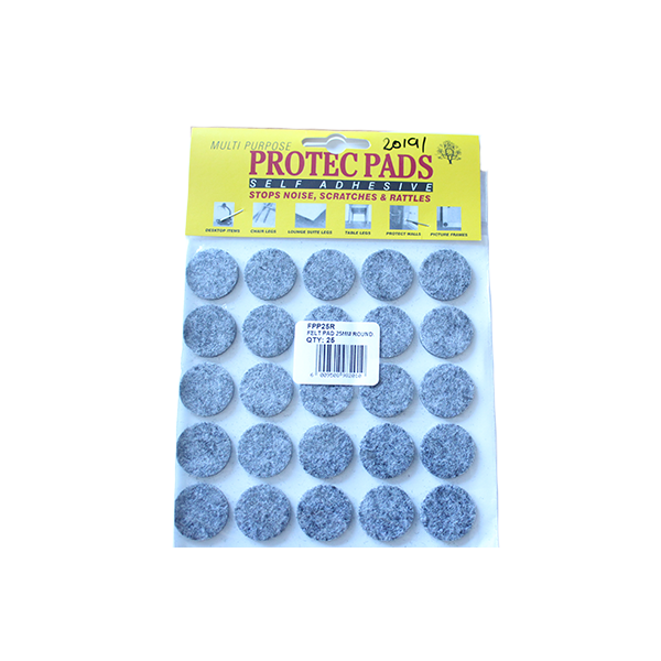 PROTECT PADS FELT ROUND