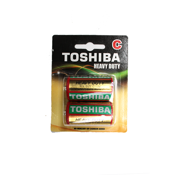 BATTERY TOSHIBA HEAVY DUTY C-2PACK