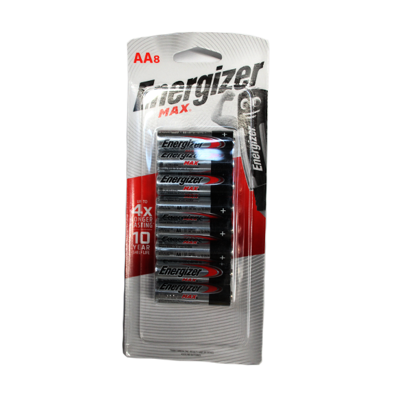 BATTERY ENERGIZER-MAX-8AA