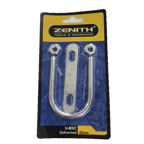 U-BOLT GALVINISED 40MM