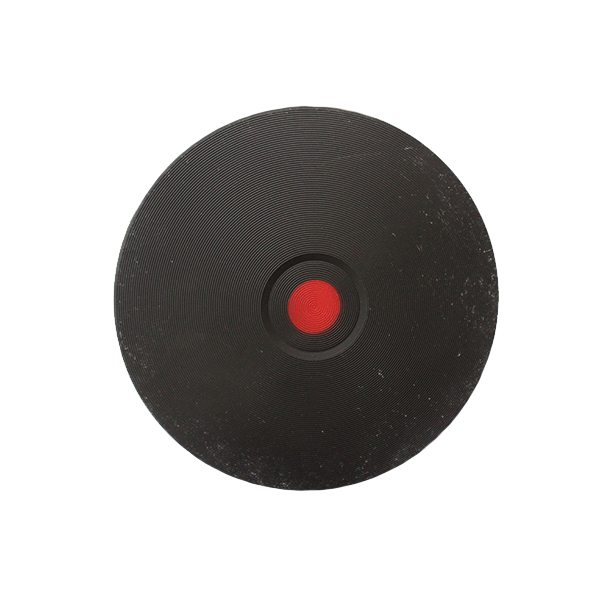 SOLID PLATE 8"(C/TRIM) RED DOT