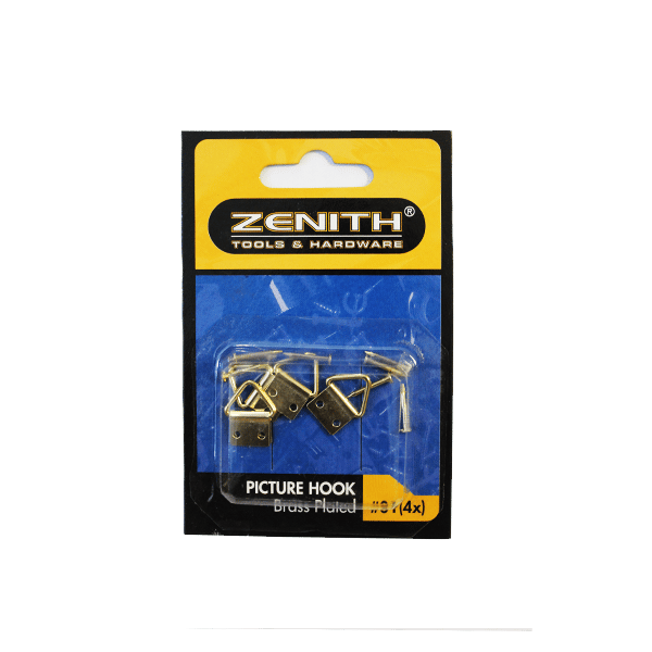 PICTURE FRAME HOOK BRAA PLATED (4)