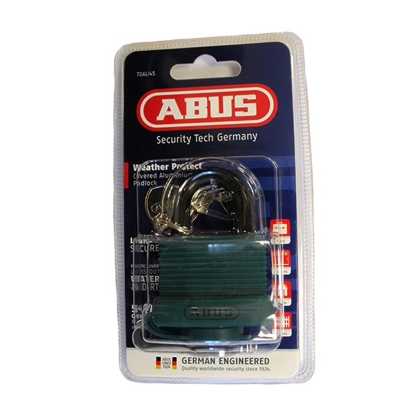 ABUS ALUMINIUM PADLOCK 45MM