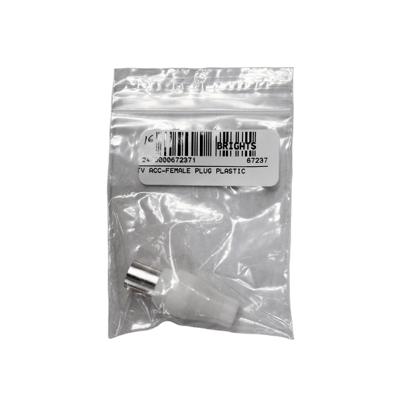 TV ACC-FEMALE PLUG PLASTIC