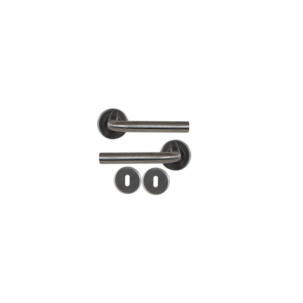 MACKIE JUNO STAINLESS STEEL HANDLE ON ROSE