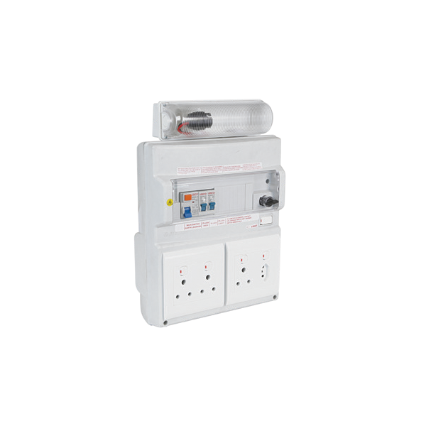 LESCO SURFACE-MOUNT READY BOARD WITH BULKHEAD LIGHT