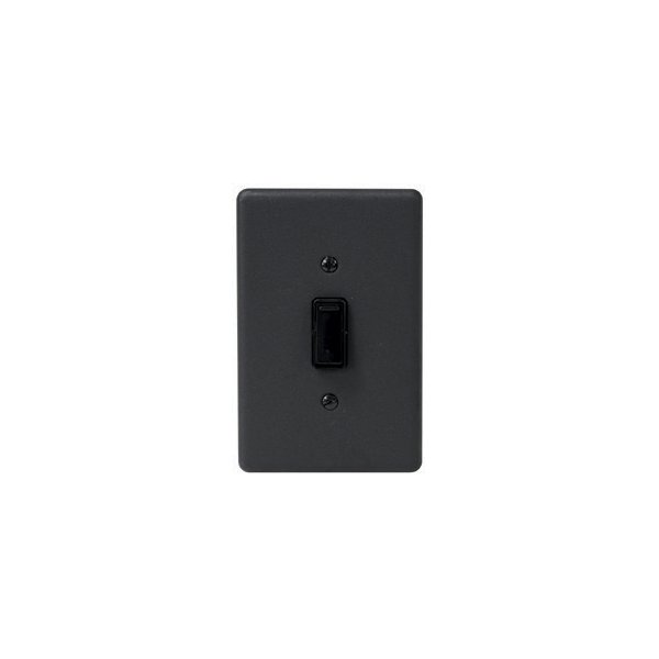 LESCO MATT BLACK STEEL 1-LEVER SWITCH