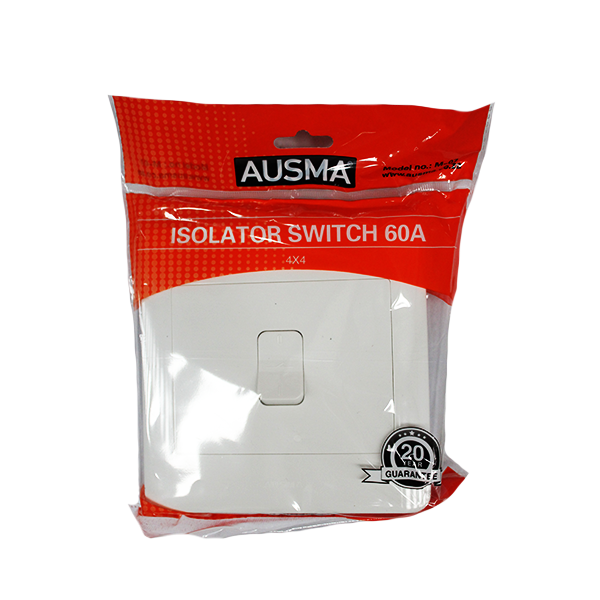 AUSMA 4X4 60A ISOLATOR WITH PILOT LIGHT