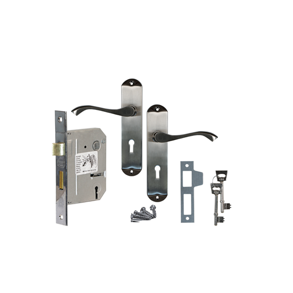 SAMSON 3-LEVER 6” BARI HANDLE LOCKSET