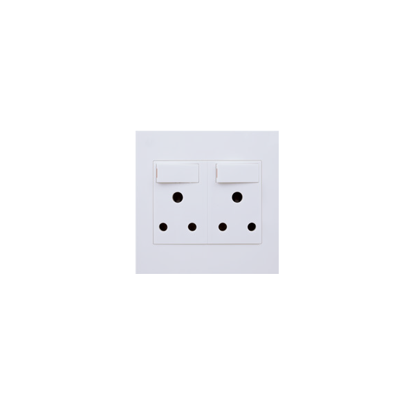 LESCO DENA Q DOUBLE SWITCHED SOCKET OUTLET