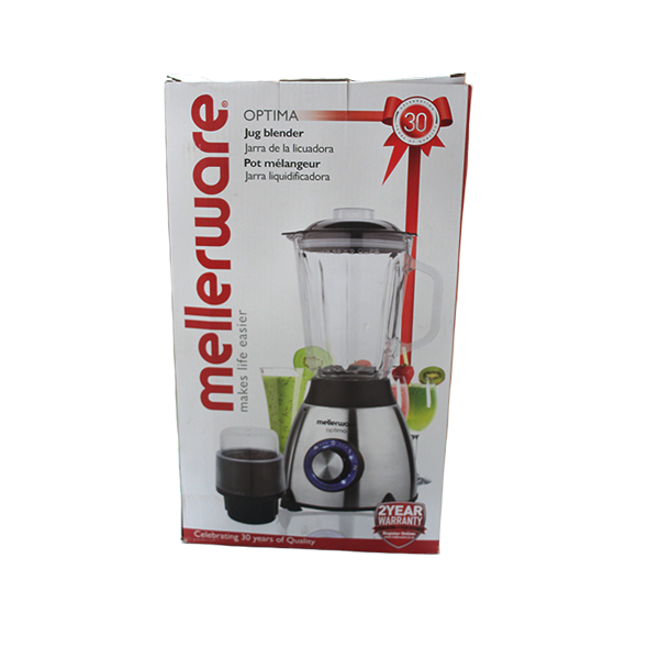 MELLERWARE JUG BLENDER S/STEEL 1.5L 600W
