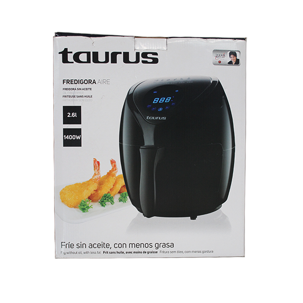 TAURUS AIR FRYER W/TIMER 2.6L 1400W
