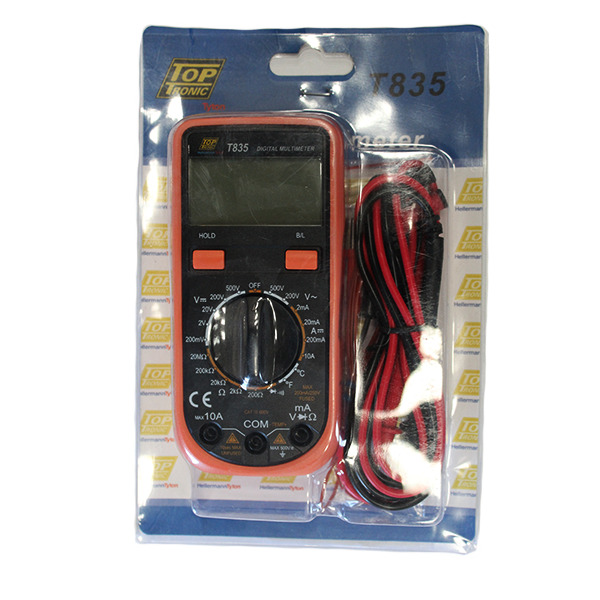 TESTER-MULTIMETER WITH TEMP."DIY" T835