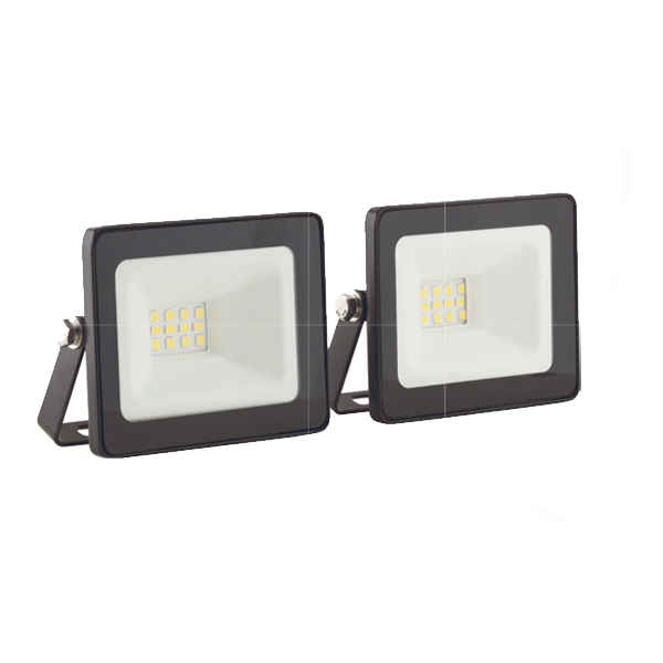 EUROLUX 10W LED FLOODLIGHT TWIN PACK BRIGHTS Hardware