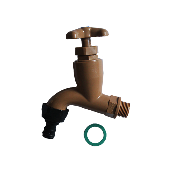 53002-COLOURTAP-HOSE-BIBTAP-CROSS-HANDLE-15MM