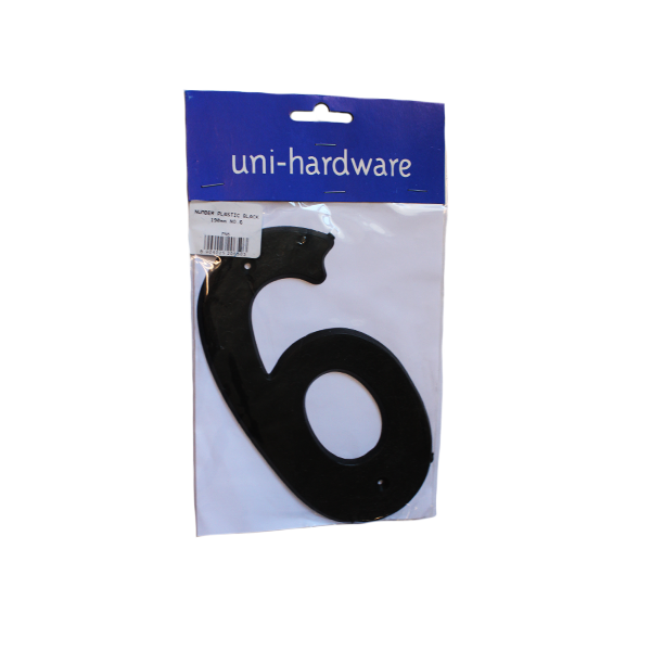 300471-NUMBER-PLASTIC-BLACK-190MM-NO.6