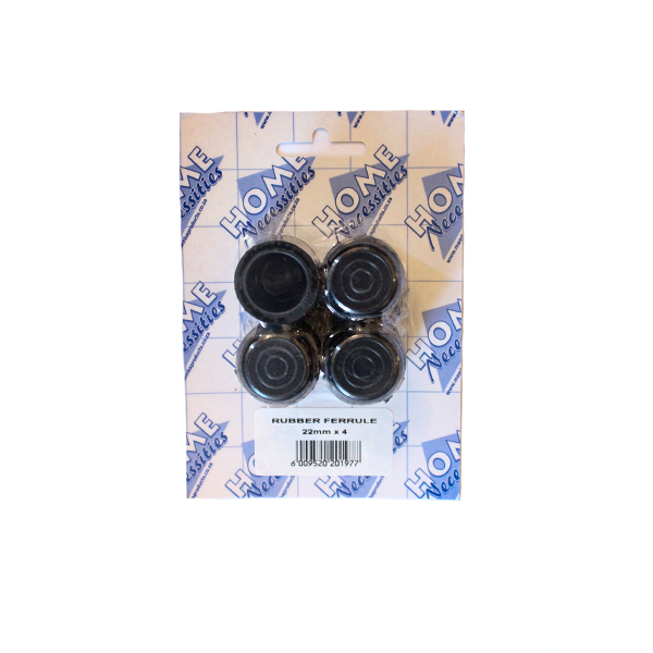 300051-PVC-ROUND-FERRULES-BLACK-22MM-X4