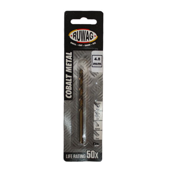 71916-RUWAG-DRILL-BIT-COBALT-METAL-4.8MM