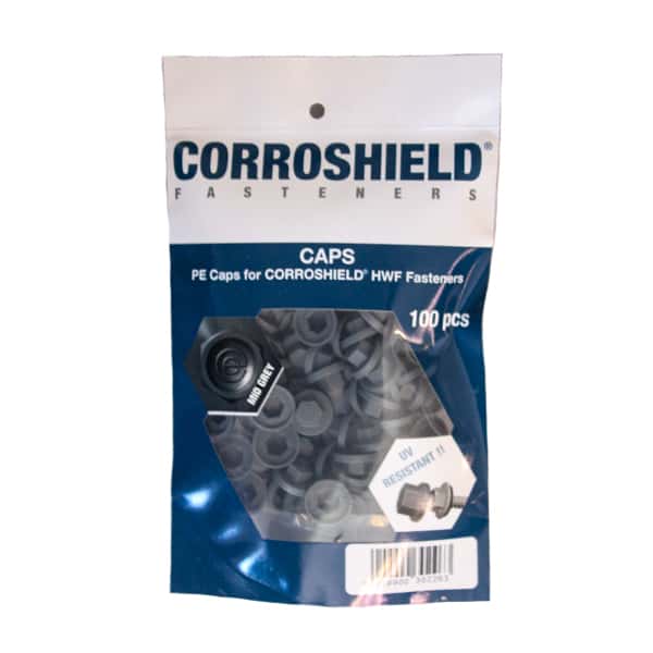23100-CLASS-3-ROOFING-SCREW-CAPS-M-GREY-16MM-(100)