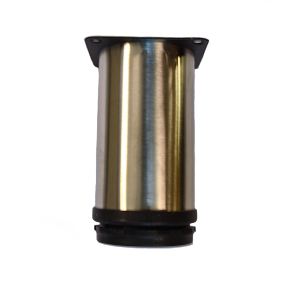 302321-leg-couch-round-adjustable-100mm-x-50mm-matt-silver