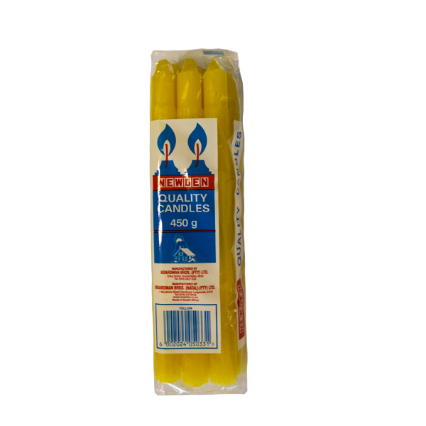 87859-Quality-Candles-450g-Yellow