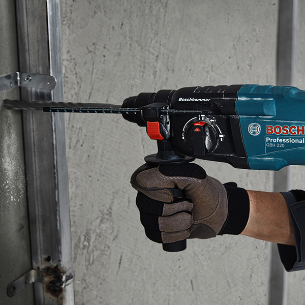 Bosch hammer drill machine 22mm top
