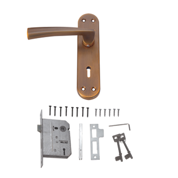 79233-YALE-HANDLE-LEVER LOCKSET 3 LEVER-DRITTA-MATTE-COFFEE-HANDLES