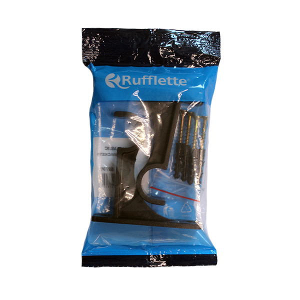 54263-CURTAIN-BRACKET-MATT-BLACK-PLASTIC-25MM