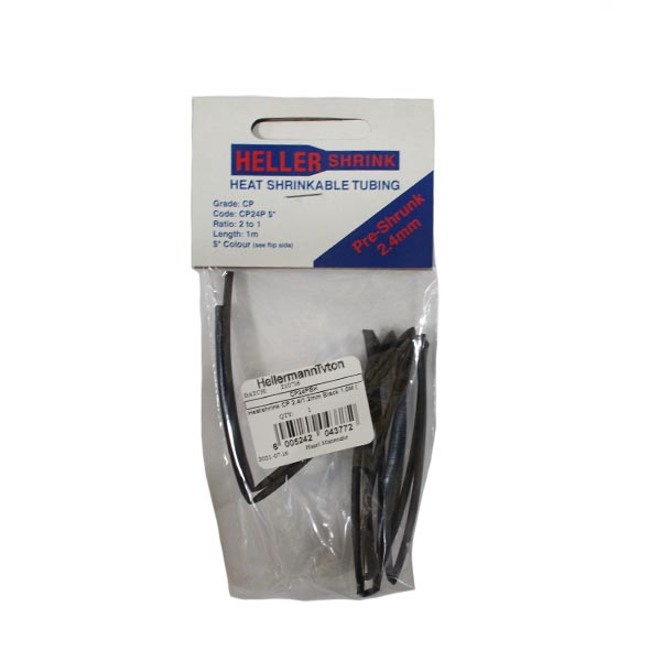 70488-HEATSHRINK-1M-PREPACK-2.4MM-BLACK