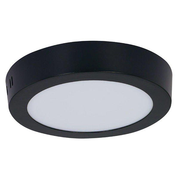 Bright Star Ceiling Light 12W LED with PC Matt Black Cover BRIGHTS Hardware Shop Online