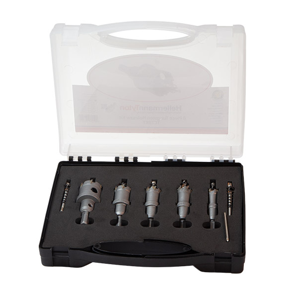 36683-Hellermann-Tyton-8pc-Tungsten-Holesaw-Kit