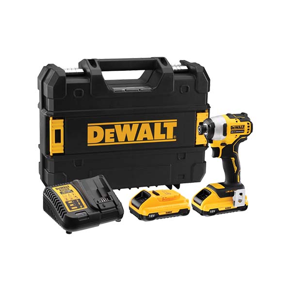 DEWALT 18V LI ION BRUSHLESS IMPACT DRIVER KIT