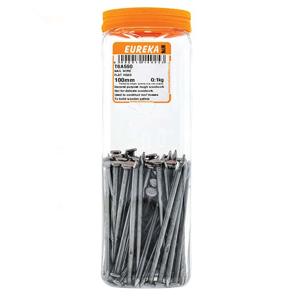 333100-Eureka-Wire-Nails-Flat-Head-75mm-3”-1kg-Tub