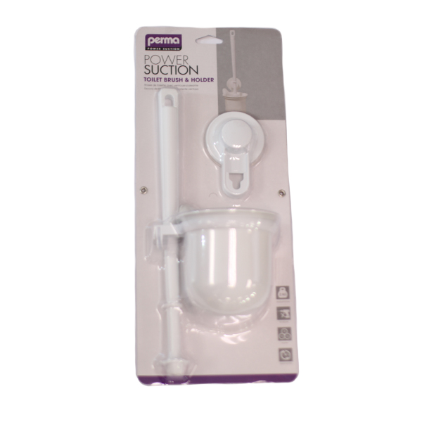 94634-PERMA-2128-SUCTION-TOILET-BRUSH-&-HOLDER