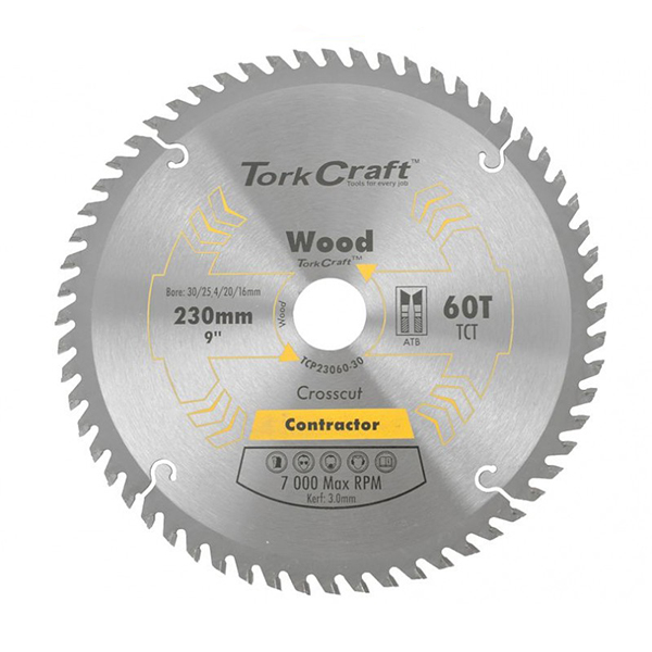 2130-TORK-CRAFT-CIRCULAR-SAW-BLADE-230MM-X-30MM-X-60T