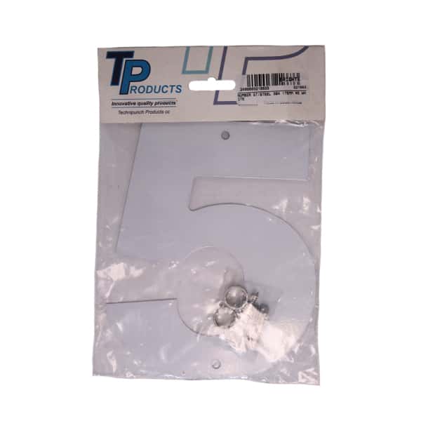 321663-NUMBER-STAINLESS-STEEL-304-175MM-#5-WHITE
