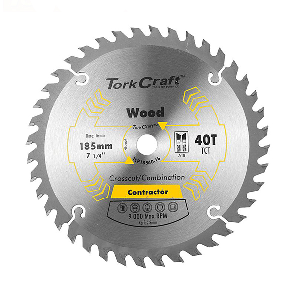 65783-TORK-CRAFT-CIRCULAR-SAW-BLADE-185MM-X-16MM-X-40T