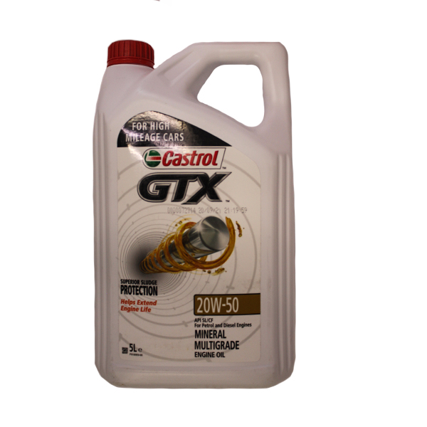 Castrol gtx deals 20w50