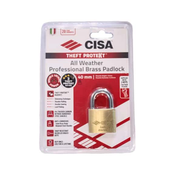 55816-PADLOCK-CISA-40MM-BRASS