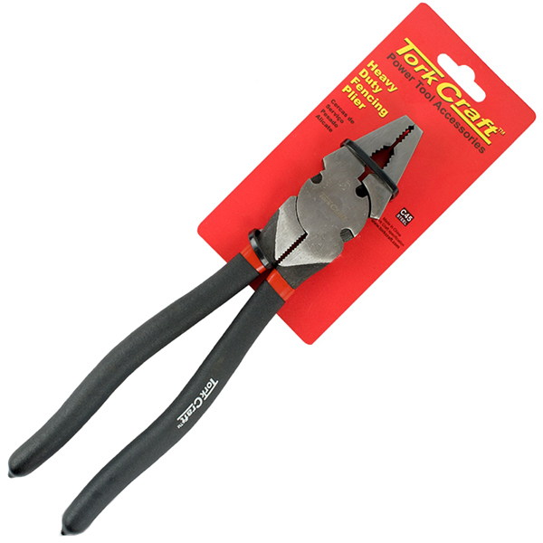 TORK CRAFT FENCING PLIERS 254MM HEAVY DUTY BRIGHTS Hardware