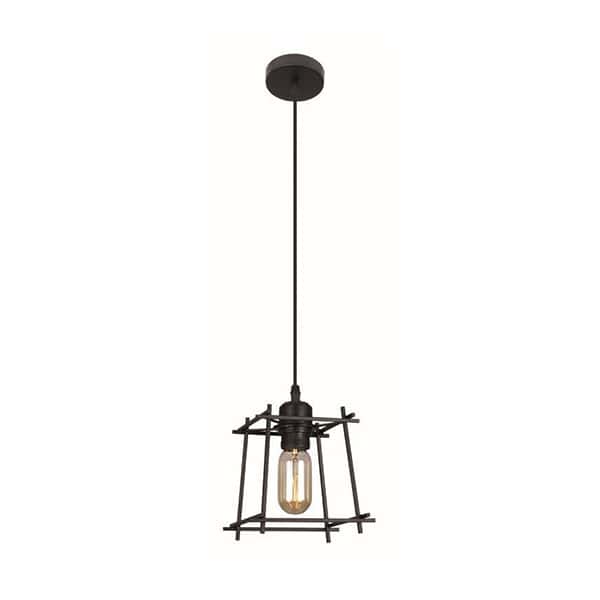 81316- PENDANT-1-LIGHT-BLACK-METAL