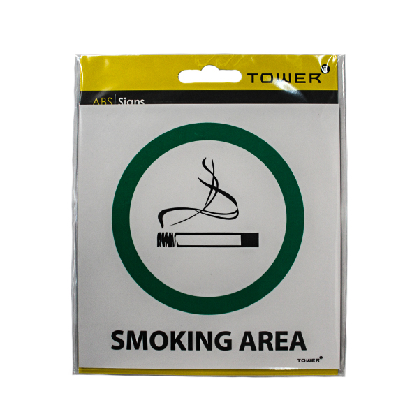 46369-SIGN-SABS-SMOKING-AREA-150MM-X-150MM